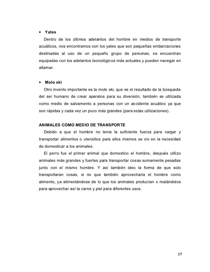 Monografia transporte