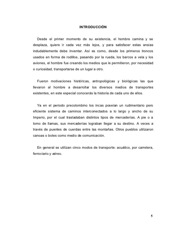 Monografia transporte