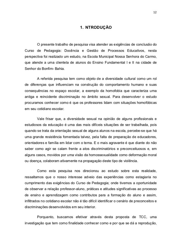 Monografia pedagogia