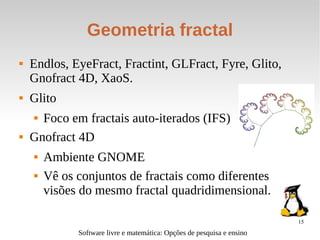 Software livre e matemática - slideshow - v. 2