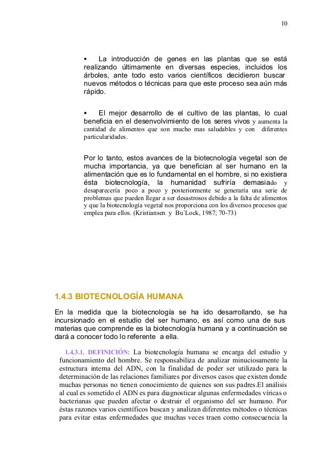Monografia biotecnologia