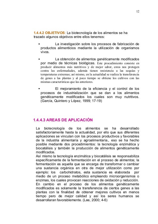 Monografia biotecnologia