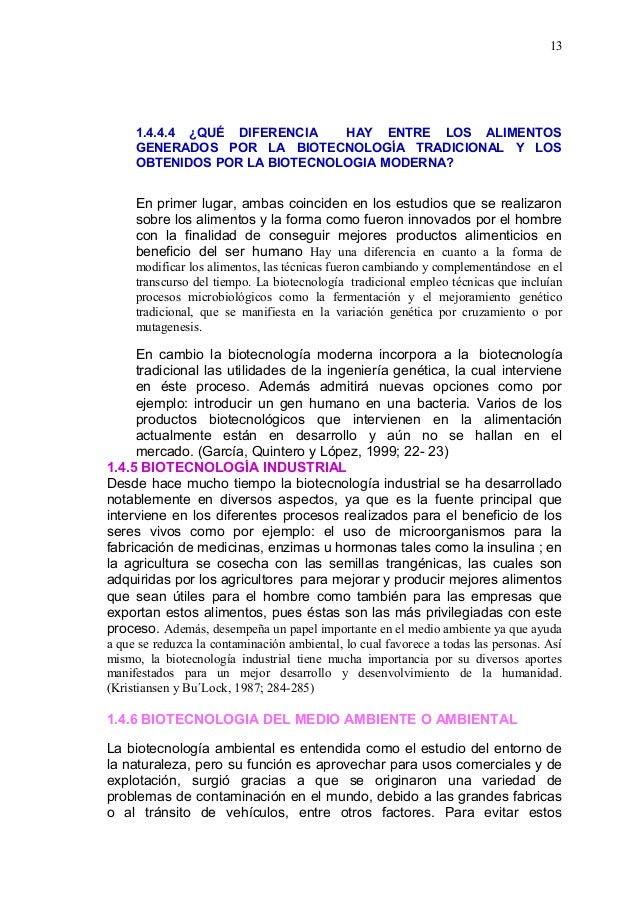 Monografia biotecnologia