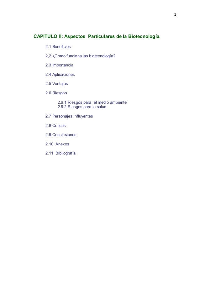 Monografia biotecnologia
