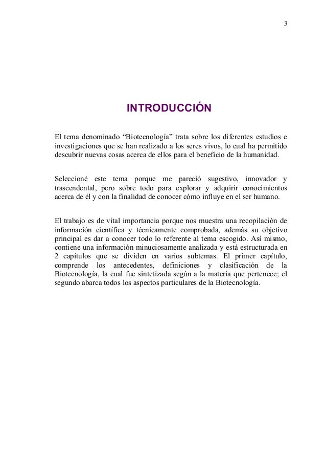 Monografia biotecnologia