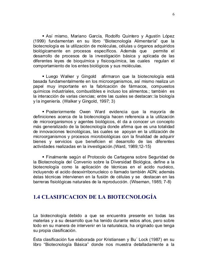 Monografia biotecnologia