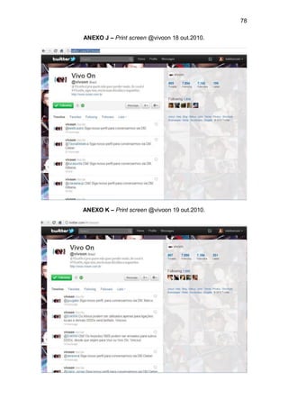 78

ANEXO J – Print screen @vivoon 18 out.2010.




ANEXO K – Print screen @vivoon 19 out.2010.
 