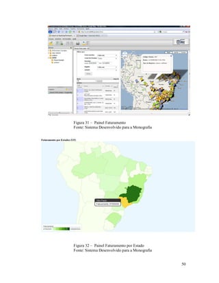 Figura 31 – Painel Faturamento
Fonte: Sistema Desenvolvido para a Monografia




Figura 32 – Painel Faturamento por Estado
Fonte: Sistema Desenvolvido para a Monografia


                                                50
 