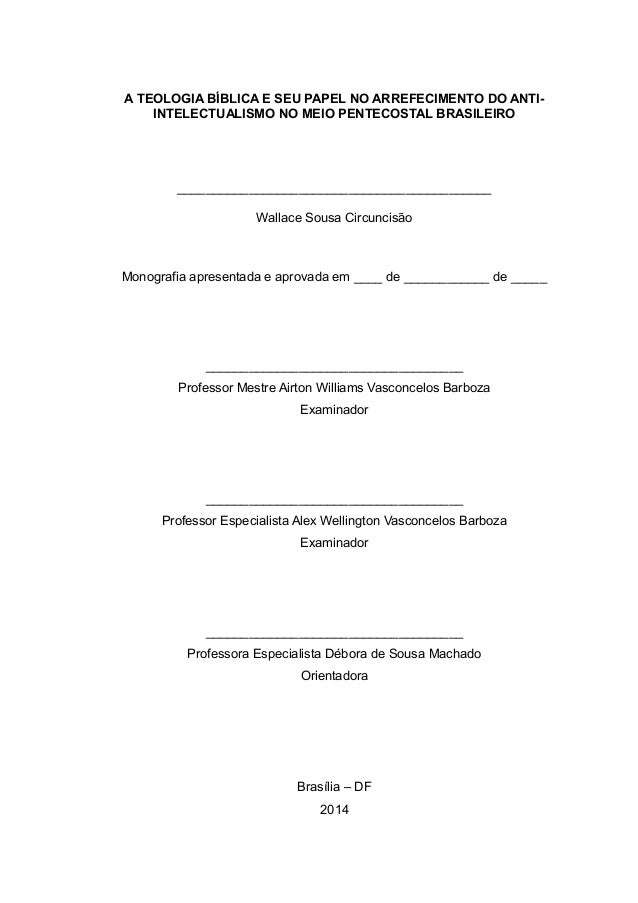 Monografia de teologia