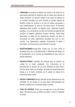 Monografia de tipo de cambio