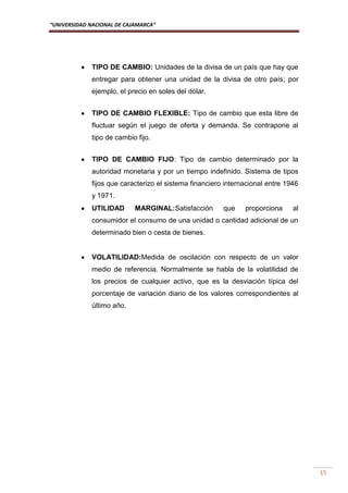 Monografia de tipo de cambio