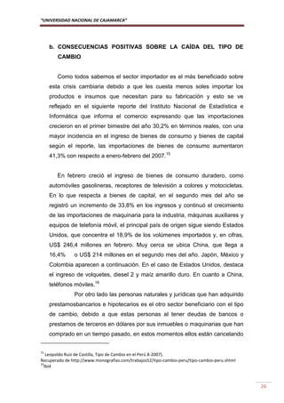 Monografia de tipo de cambio