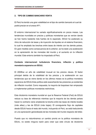 Monografia de tipo de cambio