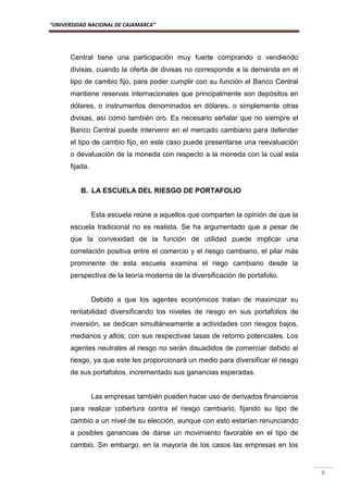 Monografia de tipo de cambio