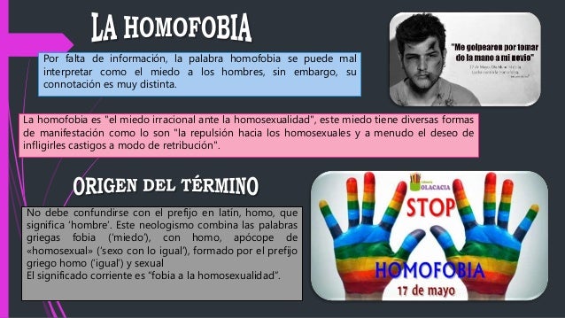 la homofobia