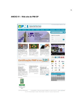 79




ANEXO IV – Web site do PMI SP
 