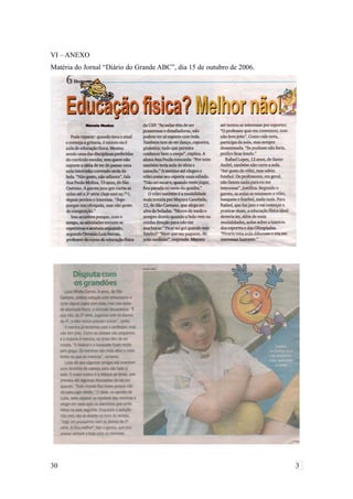 VI – ANEXO
Matéria do Jornal “Diário do Grande ABC”, dia 15 de outubro de 2006.
30 3
 