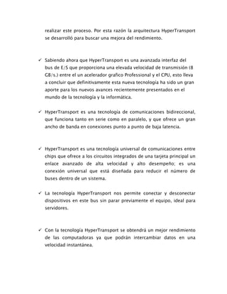 Monografia hypertransport | DOCX