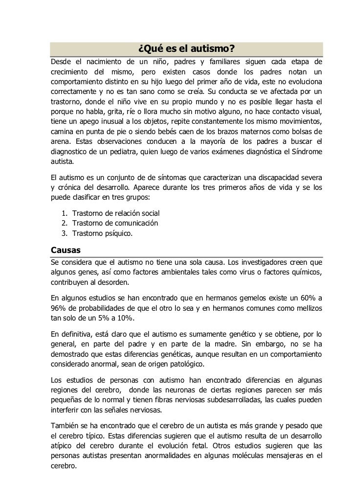Monografias sobre autismo