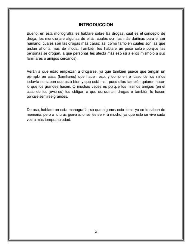 Monografia drogas
