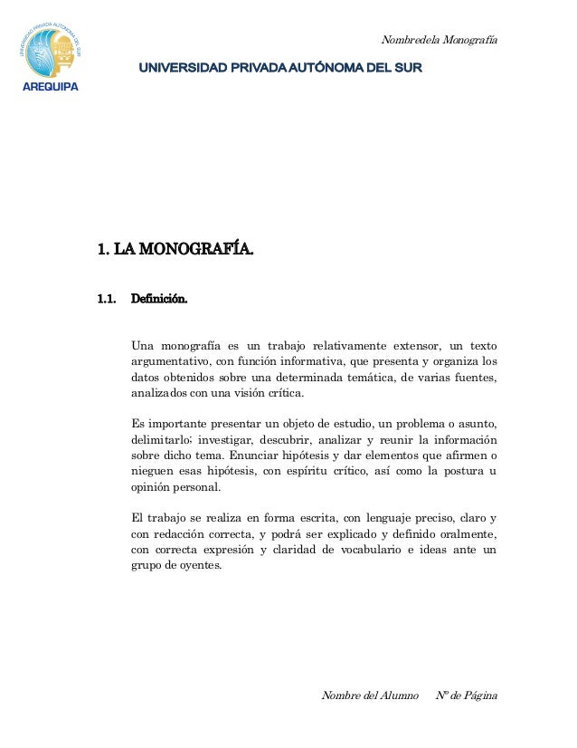 Monografia temas