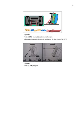63
Figura 43
Fonte: MSTE – manual de salvamento terrestre
coletânea de manuais técnicos de bombeiros de São Paulo.(Pag. 173)
Figura 44
Fonte: (RAVM) Pag: 54
 