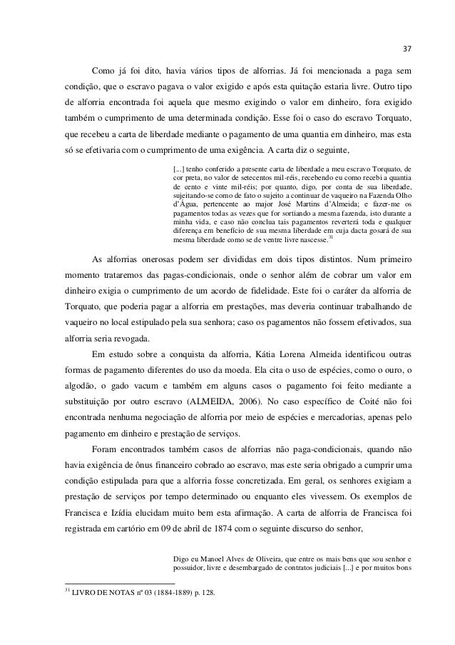 Vestígios no tempo: escravidão e liberdade em Conceição do 