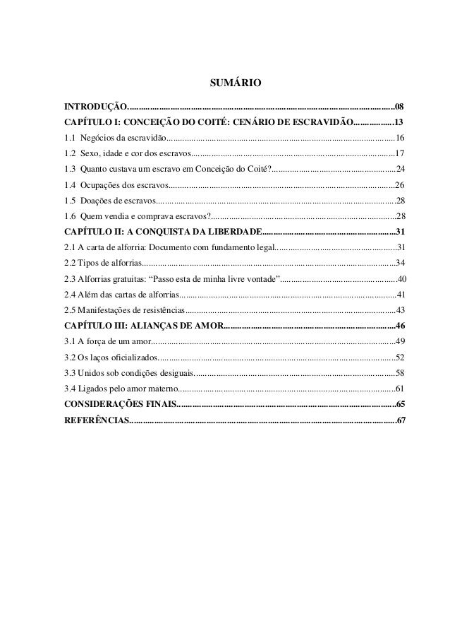 Vestígios no tempo: escravidão e liberdade em Conceição do 