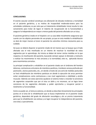 Rehabilitacion EVC ictus