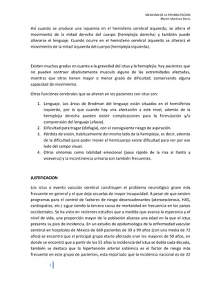 Rehabilitacion EVC ictus