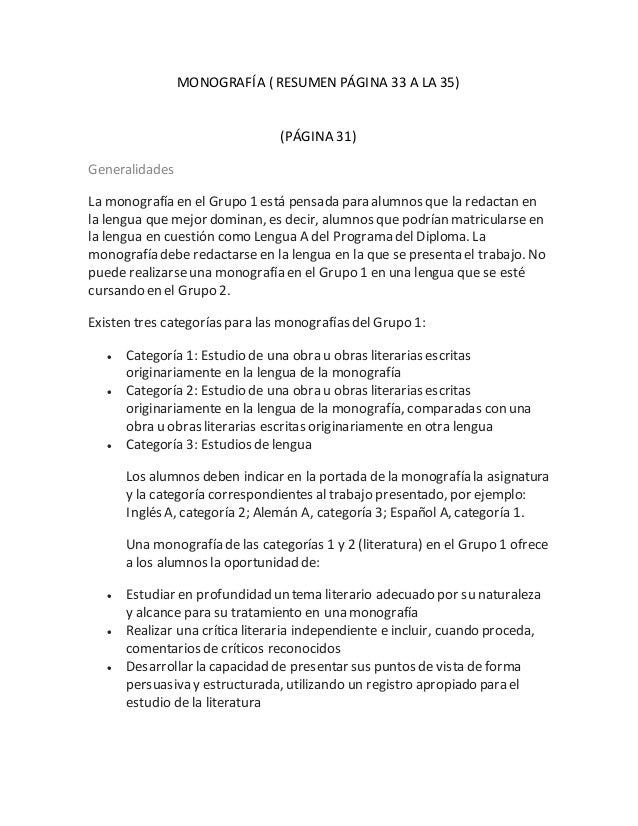 Ejemplos De Resumen En Espa ol - Monografia Resumen 1 638 