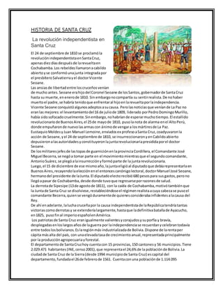 santa cruz de la sierra 2015 | DOCX