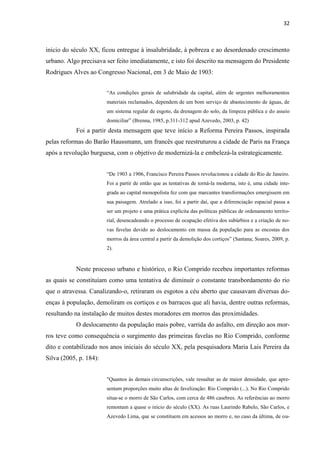 RIO COMPRIDO: LUGAR, MEMÓRIA E IDENTIDADE (Monografia)