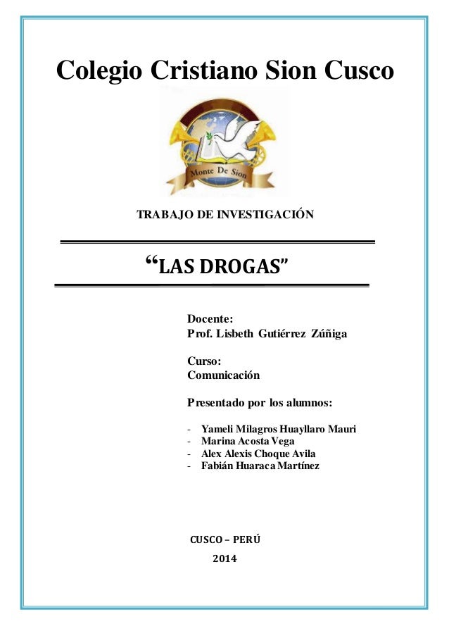 Monografia drogas