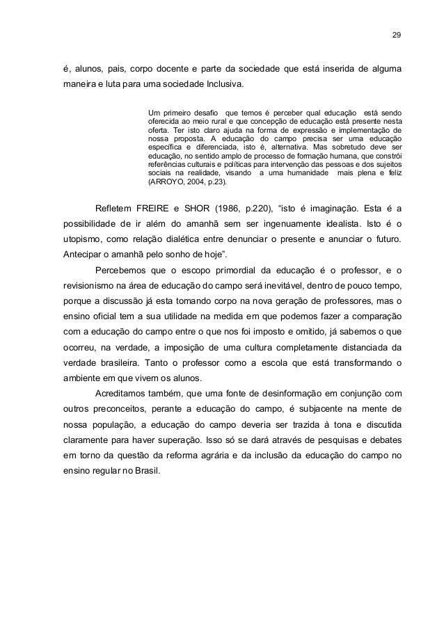 Monografia sobre educacao infantil