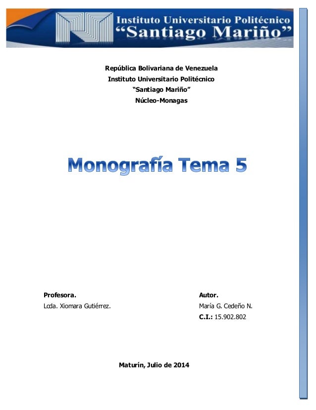 Monografia temas