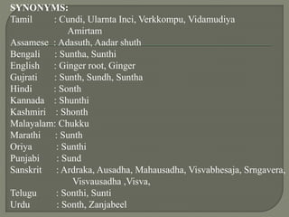 some Monograph of herbal drugs according to siddha and unani ...