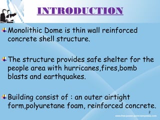 Monolithic dome ppt | PPT