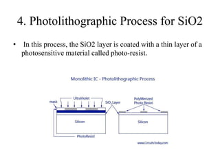 Monolitic Sio2 Monolithic implementation of parasitic elements | PPTX