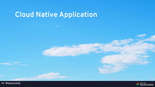@alexsotob40
Cloud Native Application
 