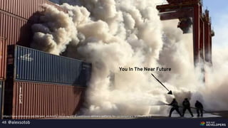 @alexsotob48
https://www.slideshare.net/dbryant_uk/oreilly-sacon-ny-2018-continuous-delivery-patterns-for-contemporary-architecture/2
You In The Near Future
 