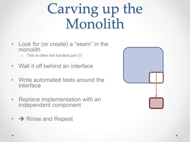 Monoliths, Migrations, and Microservices | PPTX | Databases | Computer ...