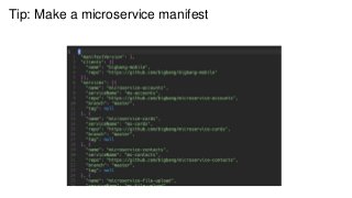 Monoliths To Microservices - Practical Tips For CI, CD And DevOps in the Microservice World Slide 37