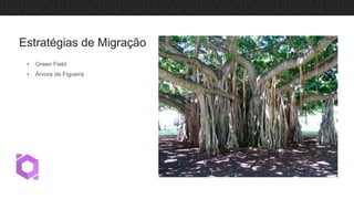 Estratégias de Migração
• Green Field
• Árvore de Figueira
 