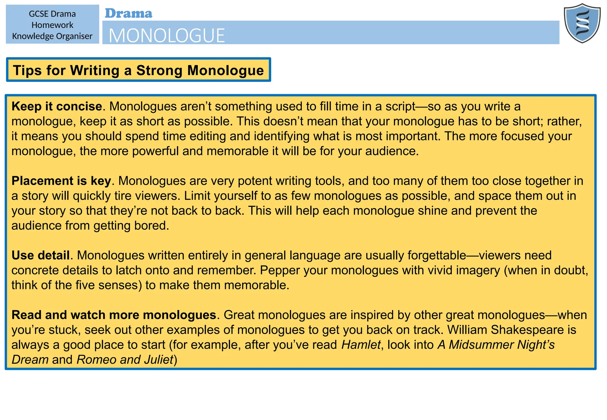 Speaking (monologue) for create selft confidence | PPTX