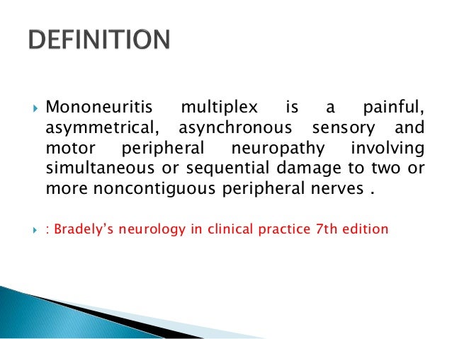 Mononeritis multiplex