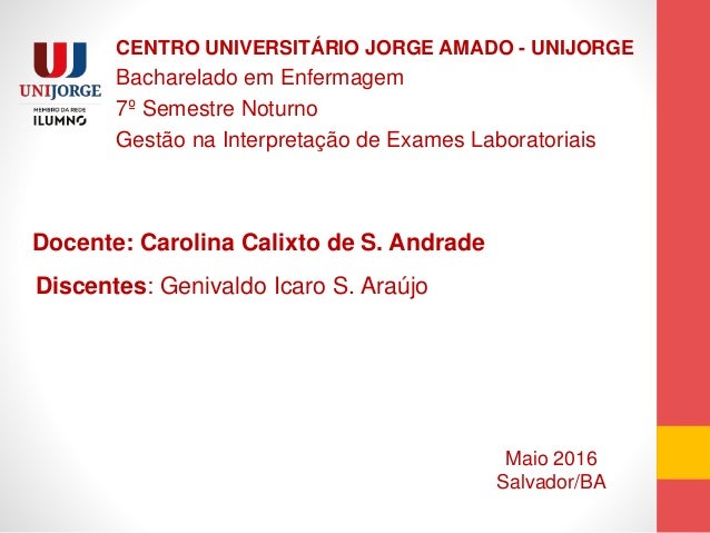 Exames laboratoriais interpretacao