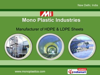 Manufacturer of HDPE & LDPE Sheets 