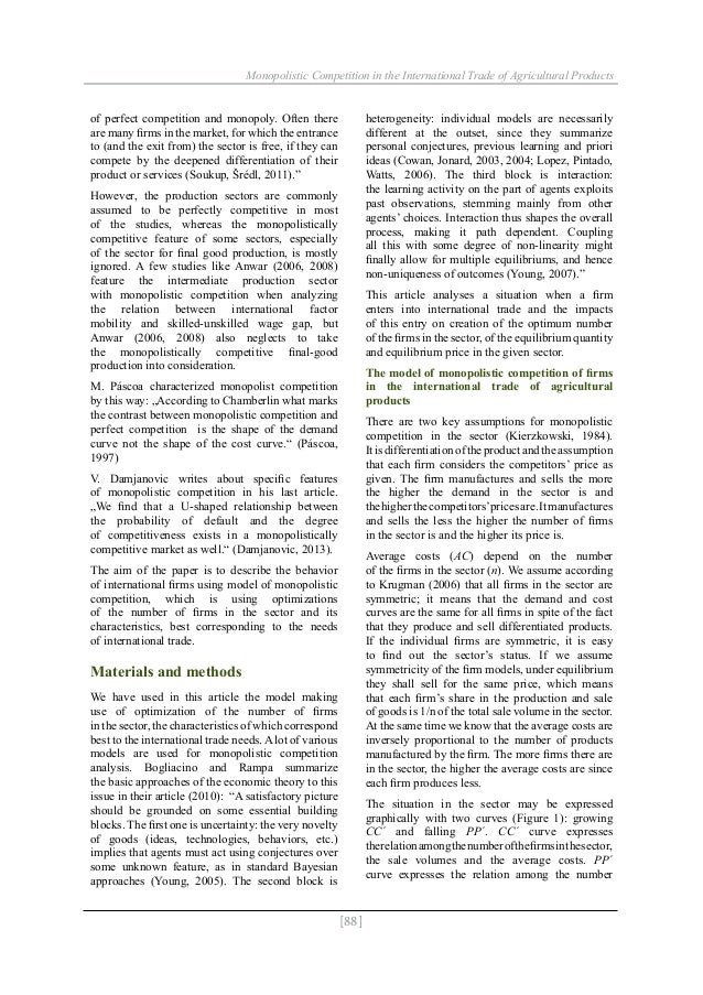 assignment monopoly and perfectly competitive market Assignment writing service examining perfectly competitive and monopoly and be sure to explain which of the six conditions of a perfectly competitive market. assignment monopoly and perfectly competitive market Assignment writing service examining perfectly competitive and monopoly and be sure to explain which of the six conditions of a perfectly competitive market.