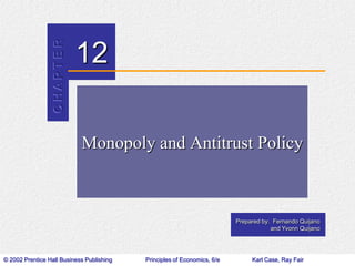 Monopoly and Antitrust Policy 